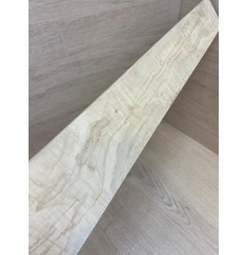 Клён Американский Волнистый заготовка накладки для электрогитары Смешанный А Волна АА 8.5х75-64х620 мм-1