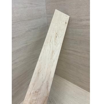 Клён "Птичий глаз" заготовка накладки для бас-гитары Смешанный АА Волна АА 9х81-60х745 мм-4