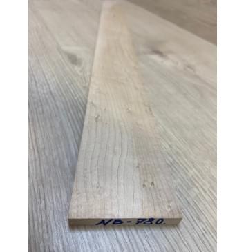 Клён "Птичий глаз" заготовка накладки для бас-гитары Смешанный АА Волна АА 9х71-61х750 мм-2