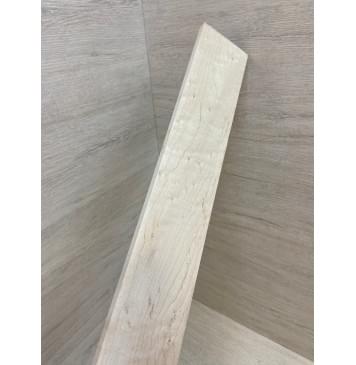 Клён "Птичий глаз" заготовка накладки для бас-гитары Смешанный АА Волна АА 9х71-61х750 мм-9