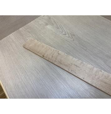 Клён "Птичий глаз" заготовка накладки для бас-гитары Смешанный АА Волна АА 9х74-60х740 мм-8