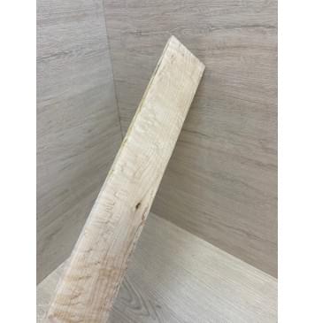 Клён "Птичий глаз" заготовка накладки для бас-гитары Смешанный АА Волна АА 9х74-60х740 мм-9