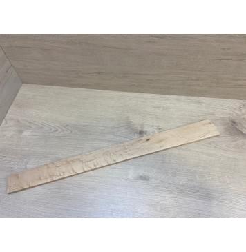 Клён "Птичий глаз" заготовка накладки для бас-гитары Смешанный АА Волна АА 12х71-58х740 мм-12