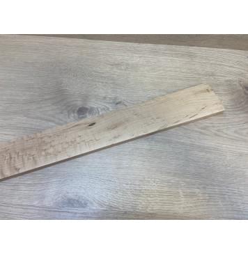 Клён "Птичий глаз" заготовка накладки для бас-гитары Смешанный АА Волна АА 12х71-58х740 мм-13