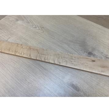 Клён "Птичий глаз" заготовка накладки для бас-гитары Смешанный АА Волна АА 12х71-58х740 мм-14