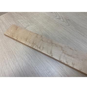 Клён "Птичий глаз" заготовка накладки для бас-гитары Смешанный АА Волна АА 12х71-58х740 мм-5