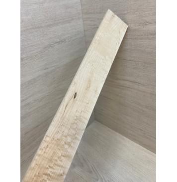 Клён "Птичий глаз" заготовка накладки для бас-гитары Смешанный АА Волна АА 12х71-58х740 мм-6