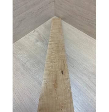 Клён "Птичий глаз" заготовка накладки для бас-гитары Смешанный АА Волна АА 12х71-58х740 мм-1