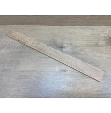 Клён "Птичий глаз" заготовка накладки для бас-гитары Смешанный АА Волна АА 9х72-62х747 мм-0