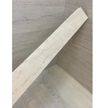 Клён "Птичий глаз" заготовка накладки для бас-гитары Смешанный АА Волна АА 9х72-62х747 мм-8