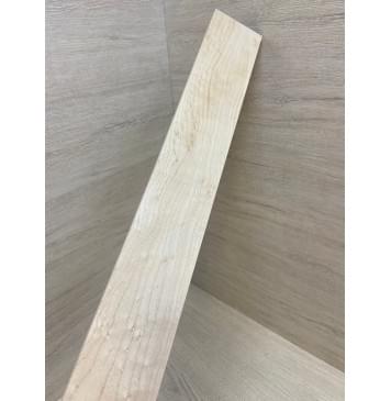 Клён "Птичий глаз" заготовка накладки для бас-гитары Смешанный АА Волна А 11х71-61х750 мм-8