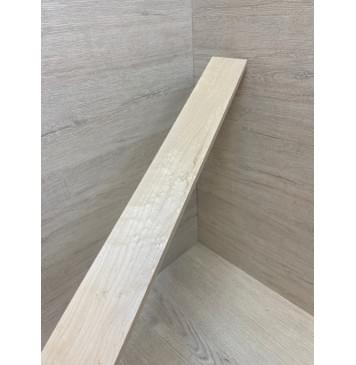 Клён "Птичий глаз" заготовка накладки для бас-гитары Смешанный АА Волна А 11х71-61х750 мм-9