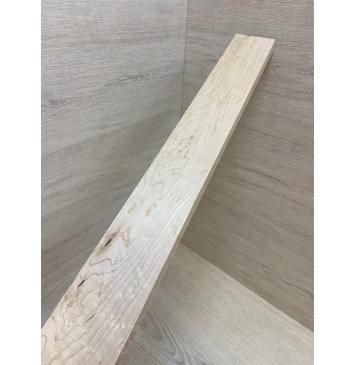 Клён "Птичий глаз" заготовка накладки для бас-гитары Смешанный АА Волна АА 14х82-59х747 мм-3