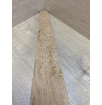 Клён "Птичий глаз" заготовка накладки для бас-гитары Смешанный АА Волна АА 14х82-59х747 мм-4