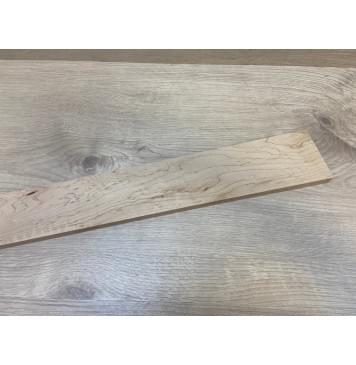 Клён "Птичий глаз" заготовка накладки для бас-гитары Смешанный АА Волна А 11х82-59х747 мм-6