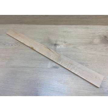 Клён "Птичий глаз" заготовка накладки для бас-гитары Смешанный АА Волна А 12х69-58х746 мм-0