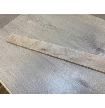 Клён "Птичий глаз" заготовка накладки для бас-гитары Смешанный АА Волна А 12х69-58х746 мм-4