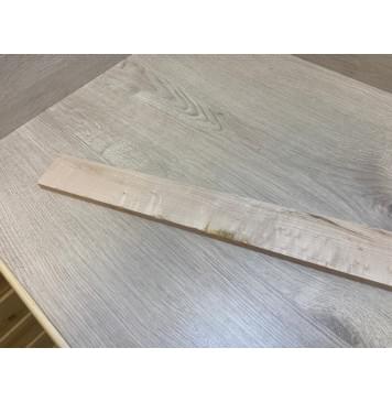 Клён "Птичий глаз" заготовка накладки для бас-гитары Смешанный АА Волна А 12х69-58х746 мм-6