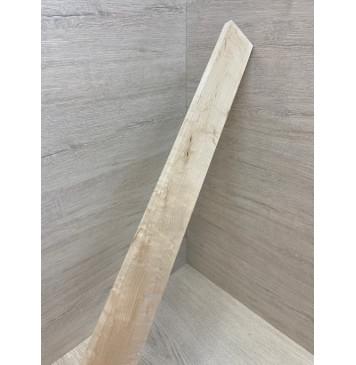 Клён "Птичий глаз" заготовка накладки для бас-гитары Смешанный АА Волна А 12х69-58х746 мм-9