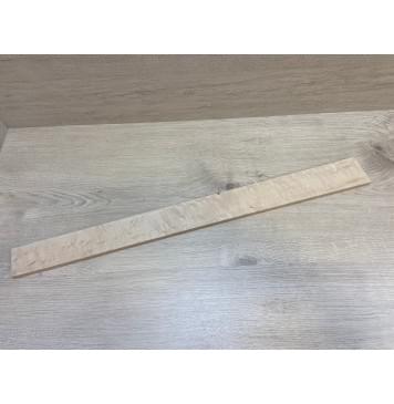 Клён "Птичий глаз" заготовка накладки для бас-гитары Смешанный АА Волна А 12х68-58х745 мм-2