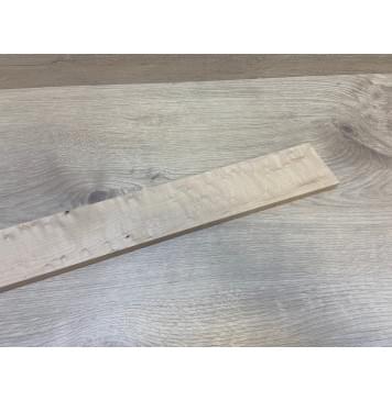 Клён "Птичий глаз" заготовка накладки для бас-гитары Смешанный АА Волна А 12х68-58х745 мм-3