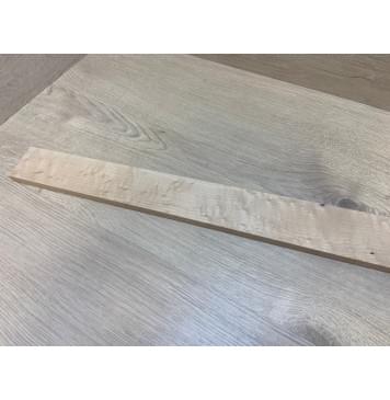 Клён "Птичий глаз" заготовка накладки для бас-гитары Смешанный АА Волна А 12х68-58х745 мм-4