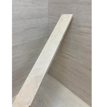 Клён "Птичий глаз" заготовка накладки для бас-гитары Смешанный АА Волна А 12х68-58х745 мм-9