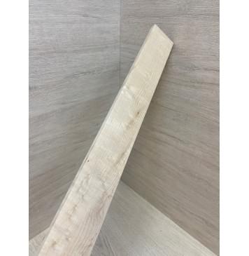 Клён "Птичий глаз" заготовка накладки для бас-гитары Смешанный АА Волна А 12х68-58х745 мм-10