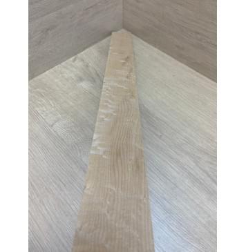 Клён "Птичий глаз" заготовка накладки для бас-гитары Смешанный АА Волна А 12х68-58х745 мм-11