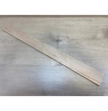 Клён "Птичий глаз" заготовка накладки для бас-гитары Смешанный АА Волна А 13.5х72-61х749 мм-0