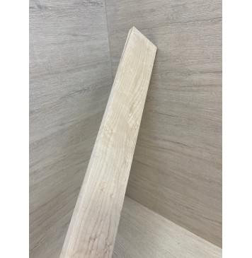 Клён "Птичий глаз" заготовка накладки для бас-гитары Смешанный АА Волна А 13.5х72-61х749 мм-7