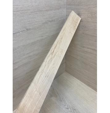 Клён "Птичий глаз" заготовка накладки для бас-гитары Смешанный АА Волна А 13.5х72-61х749 мм-6