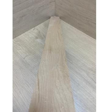 Клён "Птичий глаз" заготовка накладки для бас-гитары Смешанный АА Волна А 13.5х72-61х749 мм-4