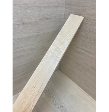 Клён "Птичий глаз" заготовка накладки для бас-гитары Смешанный АА Волна А 13.5х72-61х749 мм-2