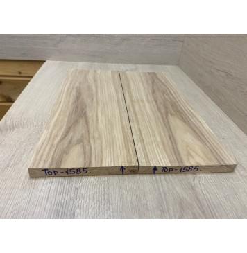 Ясень Белый заготовка на топ Тангент ААА 19.5х181х460 мм- 2шт (книжкой)-4