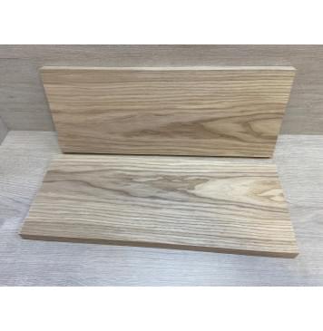 Ясень Белый заготовка на топ Тангент ААА 19.5х181х460 мм- 2шт (книжкой)-3