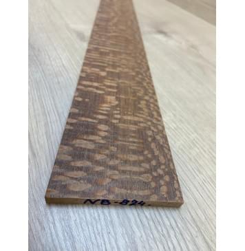 Лайсвуд заготовка накладки для бас-гитары Смешанный ААА 7.7х87-76х777 мм-3