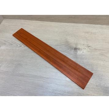 Падук заготовка накладки для электрогитары Радиал ААА 7.8х87-76х510 мм-0