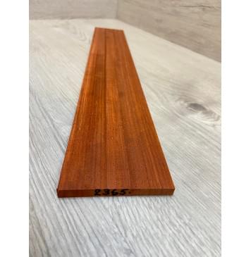 Падук заготовка накладки для электрогитары Радиал ААА 7.8х87-76х510 мм-1