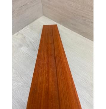 Падук заготовка накладки для электрогитары Радиал ААА 7.8х87-76х510 мм-8