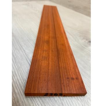 Падук заготовка накладки для электрогитары Радиал ААА 8.8х85-75х510 мм-1