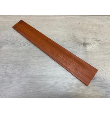 Падук заготовка накладки для электрогитары Радиал ААА 9.3х86-73х510 мм-0