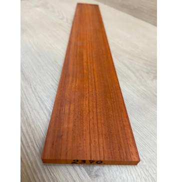 Падук заготовка накладки для электрогитары Радиал ААА 9.3х86-73х510 мм-6