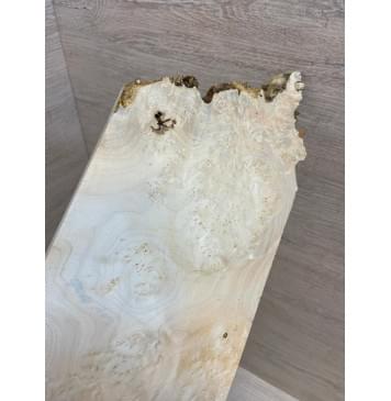 Клён Американский Каповый заготовка накладки на головку грифа Смешанный ААА 6х125х180 мм-1