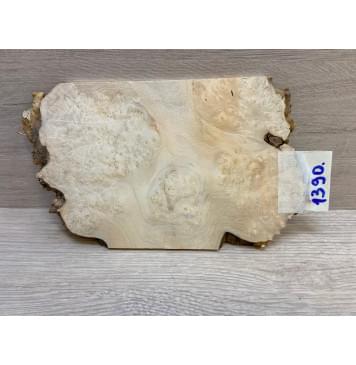 Клён Американский Каповый заготовка накладки на головку грифа Смешанный ААА 5.3х125х160 мм-3