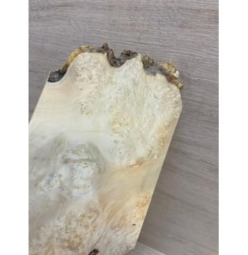 Клён Американский Каповый заготовка накладки на головку грифа Смешанный ААА 5.3х125х160 мм-4