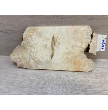 Клён Американский Каповый заготовка накладки на головку грифа Смешанный ААА 5х125х175 мм-3