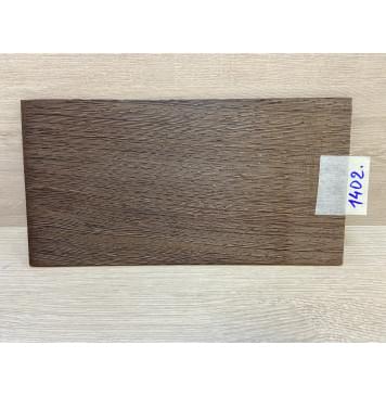 Венге заготовка накладки на головку грифа Радиал ААА 3.3х133х255 мм-3