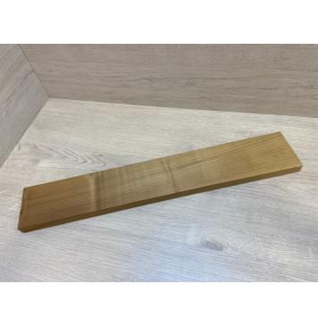 Клён Печёный 180гр заготовка грифа для Безголовой гитары Смешанный АА 24х100х620 мм-1