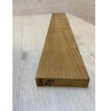 Клён Печёный 180гр заготовка грифа для Безголовой гитары Смешанный АА 24х100х620 мм-2